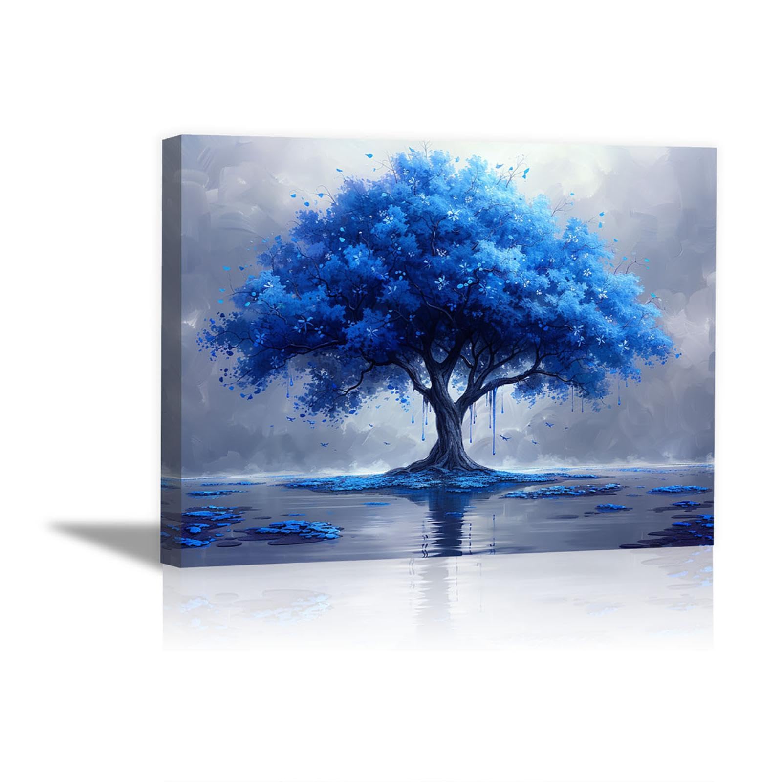 Amazon.co.jp: JOSUE 絵画 インテリア 命の木 ミニマリストツリー